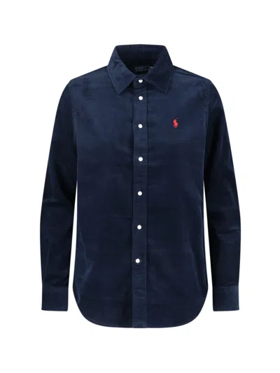 Polo Ralph Lauren Logo Shirt In Blue