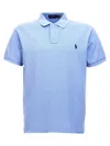 Polo Ralph Lauren Logo Polo Shirt In Blue