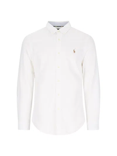 Polo Ralph Lauren Refined White Button-up Shirt With Timeless Appeal