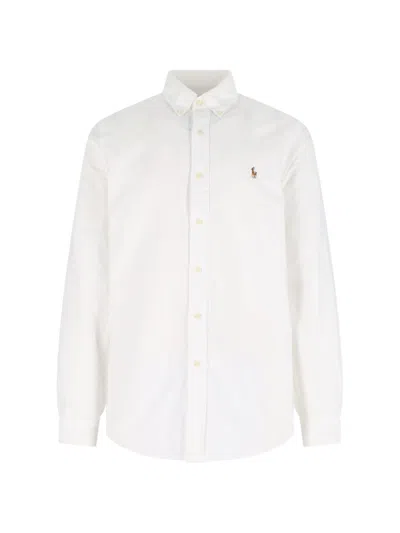 Polo Ralph Lauren Refined White Button-up Shirt With Timeless Appeal
