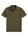Polo Ralph Lauren Green Slim Cotton Logo Embroidery Polo Shirt In Green