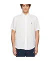 Polo Ralph Lauren Mens White Logo-embroidered Cotton-seersucker Shirt Xl In White