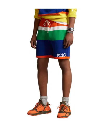 Polo Ralph Lauren Logo Shorts In Brown