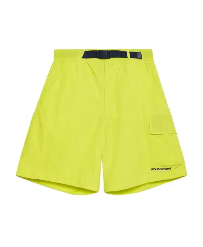 Polo Ralph Lauren Logo Shorts In Green