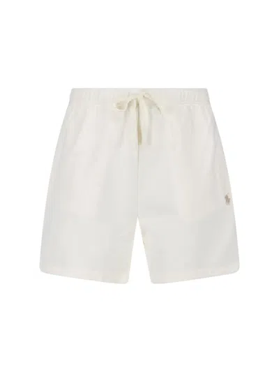 Polo Ralph Lauren Logo Shorts In White