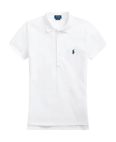 Polo Ralph Lauren Logo Short-sleeved Polo Shirt In White