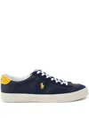 Polo Ralph Lauren Logo Sneakers In Black