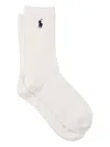 Polo Ralph Lauren Cotton-blend Crew Socks In White
