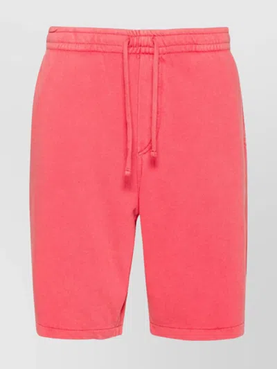 Polo Ralph Lauren Logo Sports Shorts With Elastic Waist In Pink