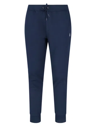 Polo Ralph Lauren Logo Sporty Pants In Blue