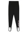 Polo Ralph Lauren Logo Stirrup Leggings In Polo Black