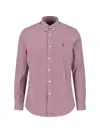 Polo Ralph Lauren Long Sleeve Sport Shirt Clothing In Red