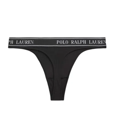 Polo Ralph Lauren Logo Striped Underpants In Black