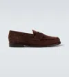 Polo Ralph Lauren Brown Alston Suede Penny Loafers