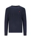 Polo Ralph Lauren Sweater With Embroidery In Blue