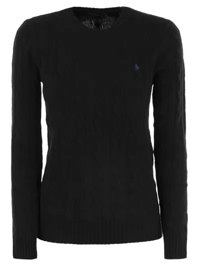 Polo Ralph Lauren Logo Sweater In Black