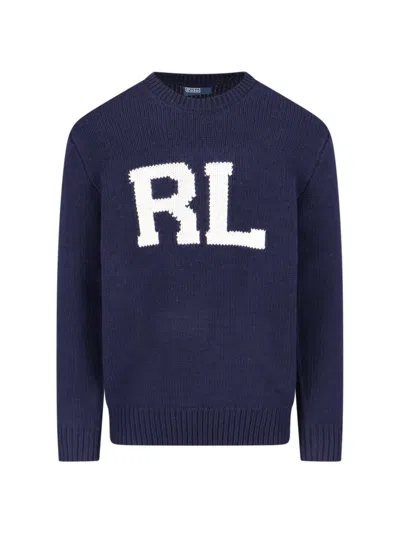 Polo Ralph Lauren Logo" Sweater - Blue