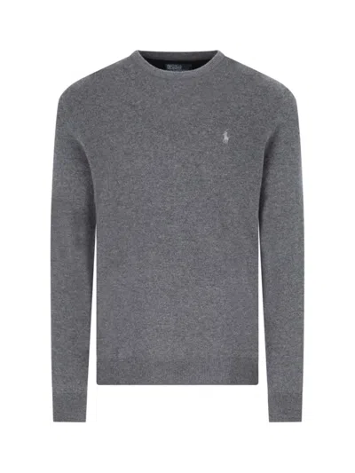 Polo Ralph Lauren Logo Sweater – Grey