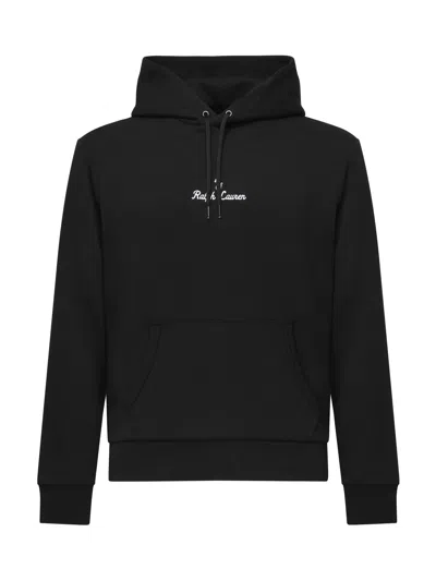 Polo Ralph Lauren Logo Sweatshirt In Black