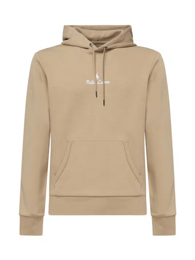 Polo Ralph Lauren Logo Sweatshirt In Neutral