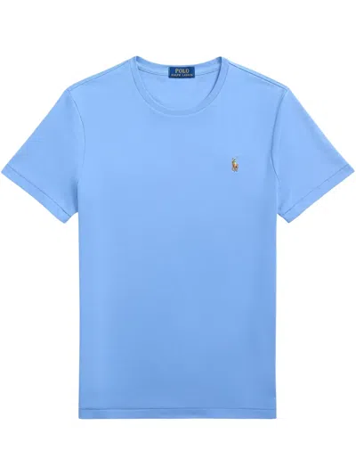 Polo Ralph Lauren Logo T-shirt In Blue