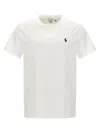 Polo Ralph Lauren T-shirt In Cotone Custom Slim-fit T-shirt In White