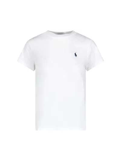 Polo Ralph Lauren Logo T-shirt In Red