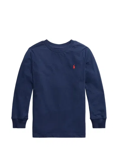 Polo Ralph Lauren Kids' Logo T-shirt In Blue