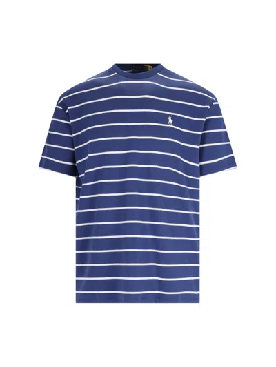 Polo Ralph Lauren Logo T-shirt In Blue