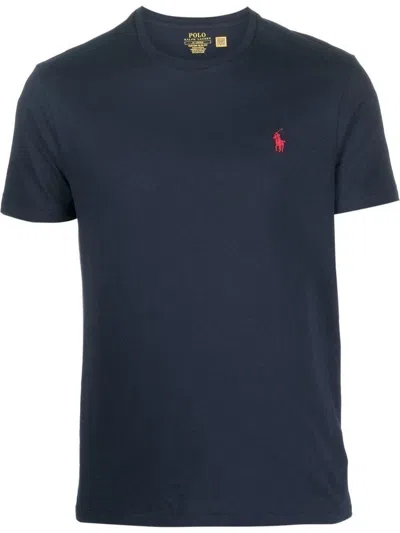 POLO RALPH LAUREN POLO RALPH LAUREN CUSTOM SLIM FIT JERSEY CREWNECK T-SHIRT CLOTHING