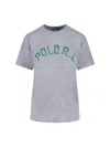 Polo Ralph Lauren Logo T-shirt In Gray