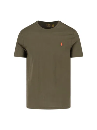 Polo Ralph Lauren Logo T-shirt In Green