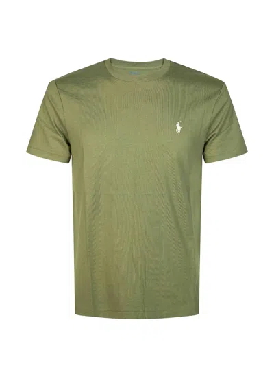 Polo Ralph Lauren Logo T-shirt In Green