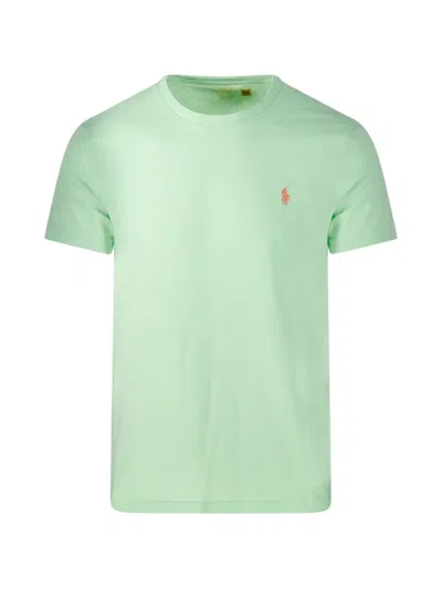 Polo Ralph Lauren Logo T-shirt In Green