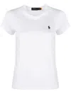 Polo Ralph Lauren Logo T-shirt In White