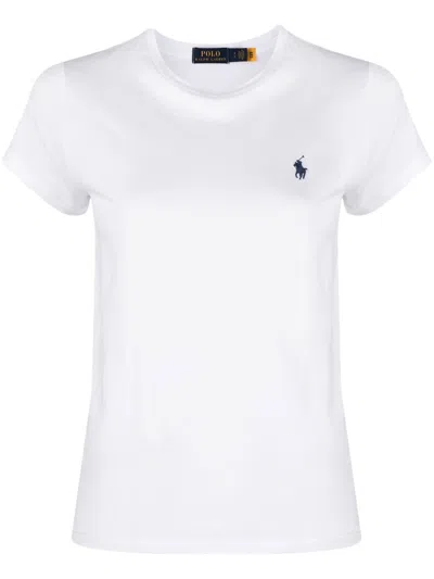 Polo Ralph Lauren Logo T-shirt In White