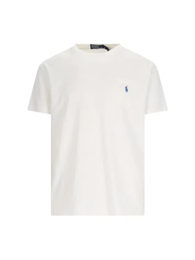 Polo Ralph Lauren Logo T-shirt In White