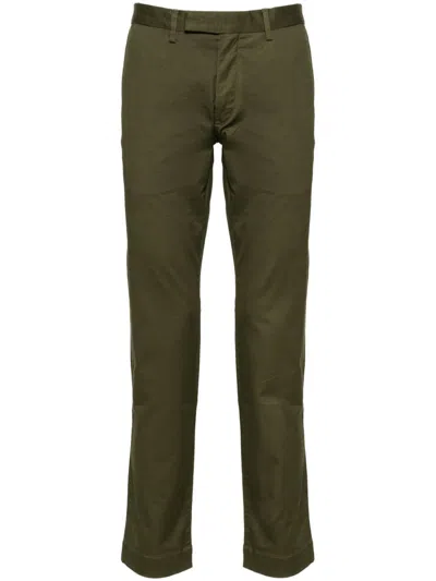 Polo Ralph Lauren Logo-tag Trousers In Green