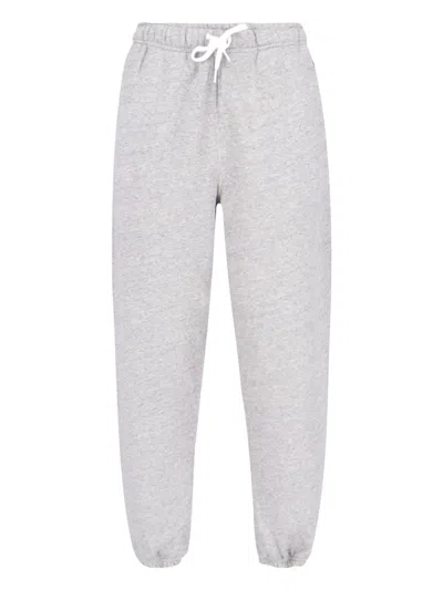 Polo Ralph Lauren Logo Track Pants In Gray