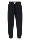 Polo Ralph Lauren Ankle-length Athletic Pants With Tapered Cuffs In Black