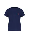 Polo Ralph Lauren Cotton Blend Pullover In Blue