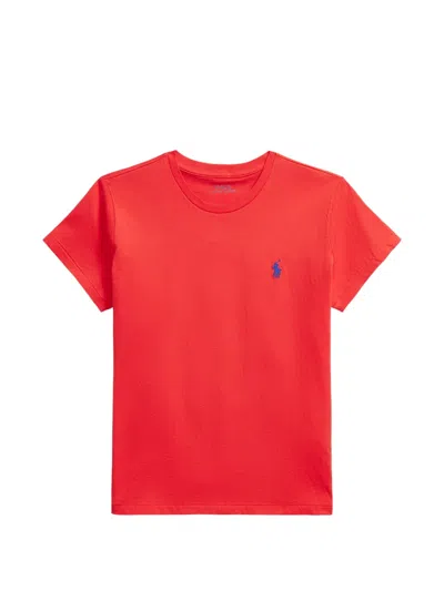 Polo Ralph Lauren Logo T-shirt In Red