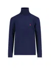 Polo Ralph Lauren Roll-neck Sweater In Blue