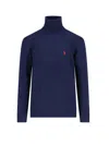 Polo Ralph Lauren Roll-neck Sweater In Blue