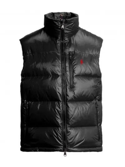 Polo Ralph Lauren Logo Vest In Black