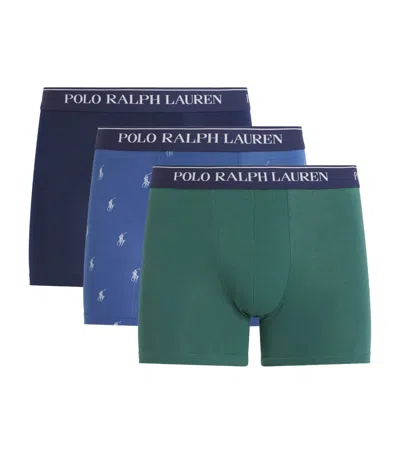 Polo Ralph Lauren Logo-waist Boxer Briefs In Multi