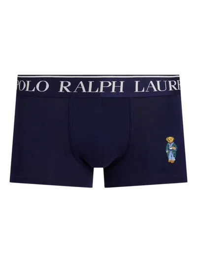 Polo Ralph Lauren Logo-waistband Boxers In Black