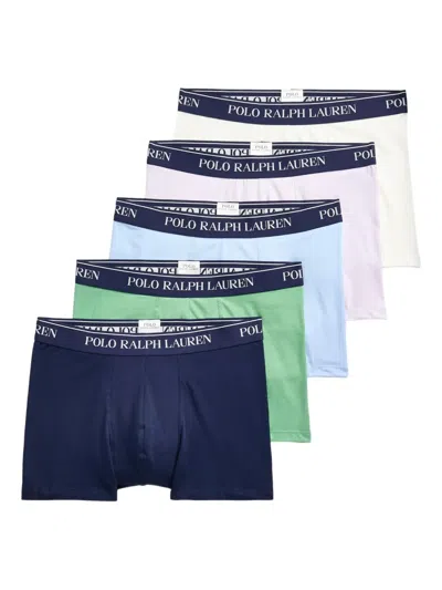 Polo Ralph Lauren Logo-waistband Boxers (pack Of Five)