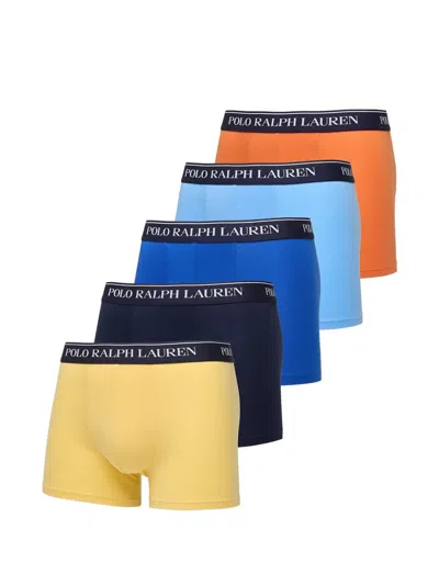 Polo Ralph Lauren Logo-waistband Boxers (pack Of Five) In Multi