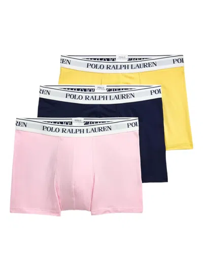 Polo Ralph Lauren Logo-waistband Boxers (pack Of Three)